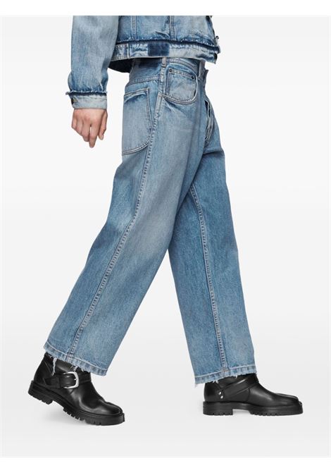 cropped straight leg jeans man blue MAISON MARGIELA | S50LA0245 S30561987